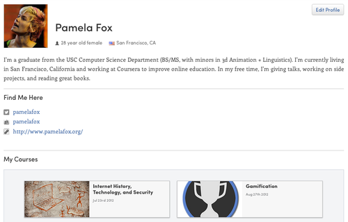The Coursera Community, Now With Profiles