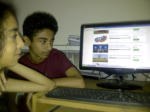 8th Grade Twins take Astrobiology and Einstein Courses