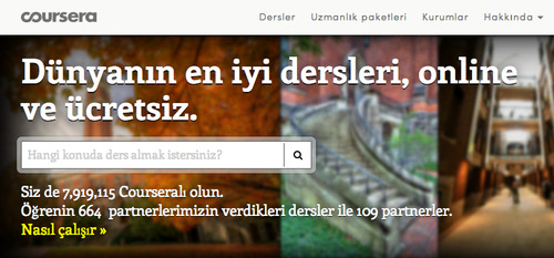 Coursera works with Turkey’s largest mobile provider, Turkcell, to build resources for Turkish Learners