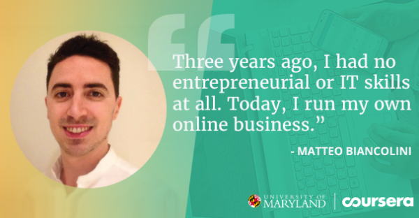 From Finance Professional to Online Entrepreneur