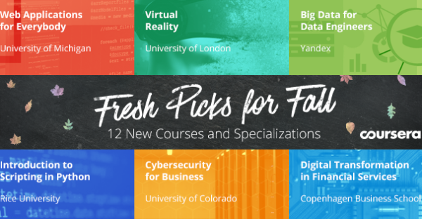 Fresh Picks for Fall: New Courses and Specializations Launching on Coursera