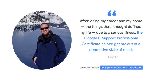 How Eric found a new career path in the midst of tough times