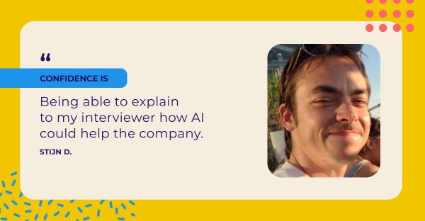 How Stijn landed his new job after completing the IBM Applied AI Professional Certificate