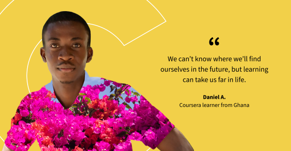 Daniel’s inspiring story shows how learning new skills can benefit your own career as well as your community!