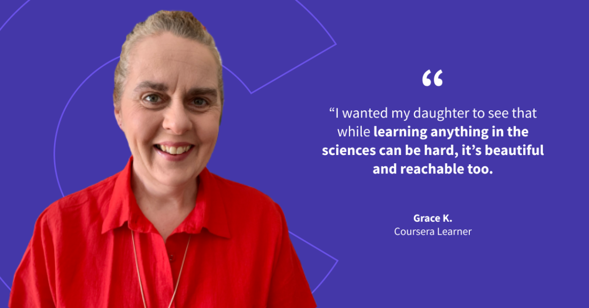 Grace shares how she mapped her way from fashion design to computer science