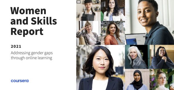 Coursera Women and Skills Report indicates a narrowing gender gap in online learning