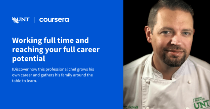 Discover how UNT graduate, Steven Schmidt earned his bachelor’s while working full-time