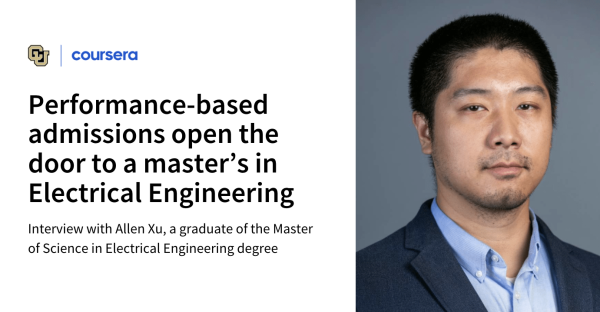 Performance-based admissions open the door to a master’s in electrical engineering.