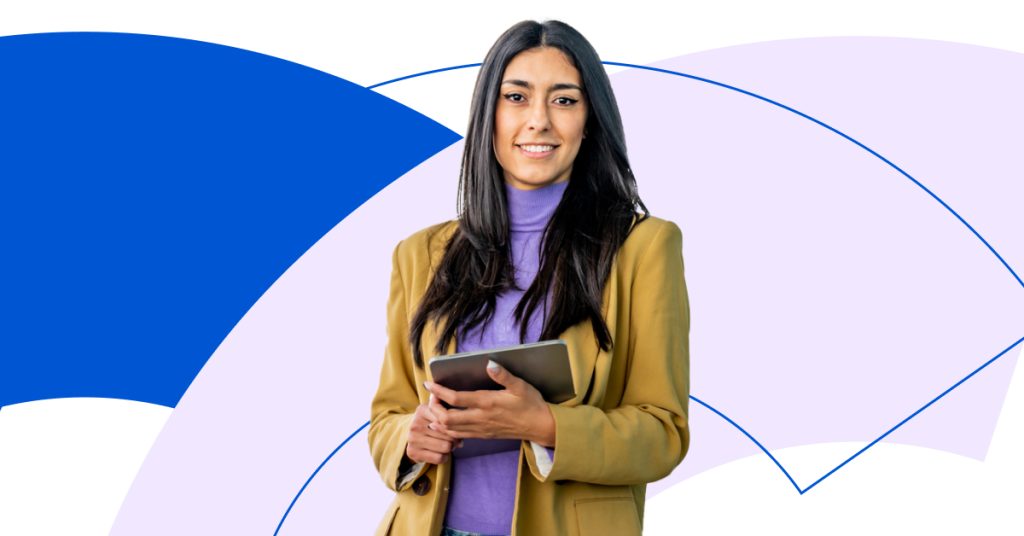 Woman holding a report - Job Skills of 2024