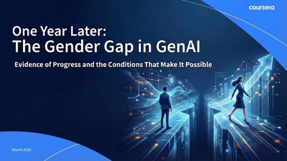 Coursera Narrows Gender Gap In GenAI Enrollments